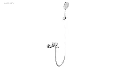 1x Badkraan - Opbouw - Chroom - Handdouche – kavel bij Auctim, Free delivery within 1-3 weeks after receipt of payment