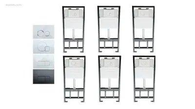 1 partij Toilet inbouwreservoirs – kavel bij Auctim, Free delivery within 1-3 weeks after receipt of payment