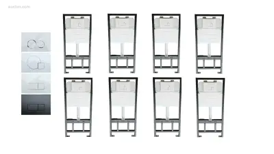 1 partij Toilet inbouwreservoirs – kavel bij Auctim, Free delivery within 1-3 weeks after receipt of payment