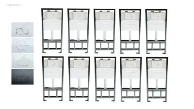 1 partij Toilet inbouwreservoirs – kavel bij Auctim, Free delivery within 1-3 weeks after receipt of payment