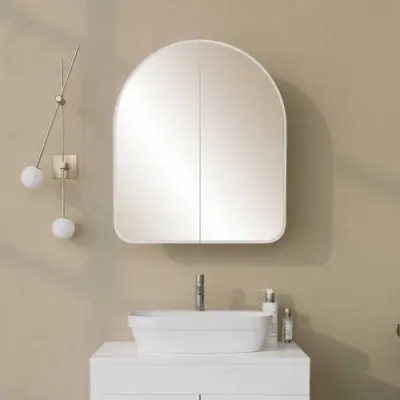 Hope Cabinet Badkamerkast | 100% HARDBOARD | Wit – kavel bij Openbare Verkopen, Beveren-Leie