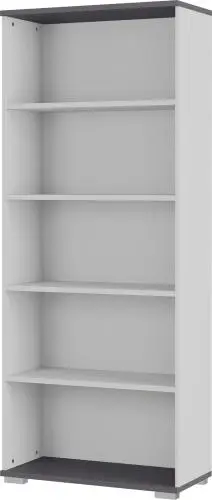 Boekenkast Presley 80cm - lichtgrijs – kavel bij Openbare Verkopen, Beveren-Leie