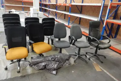 5x Diverse bureau stoel – kavel bij Openbare Verkopen, Wervik