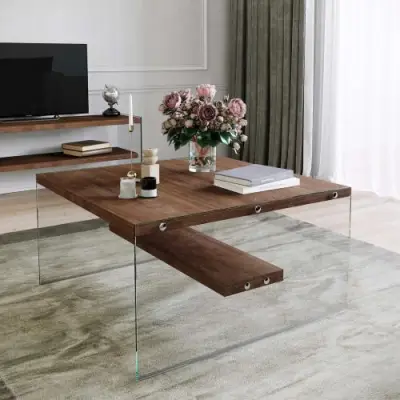 S1 Salontafel | GEHARD GLAS | Walnoot – kavel bij Openbare Verkopen, Beveren-Leie