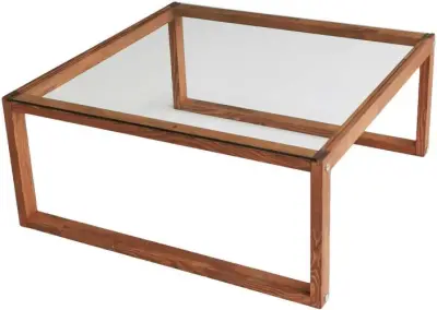 Via Salontafel | GEHARD GLAS | Houten – kavel bij Openbare Verkopen, Beveren-Leie