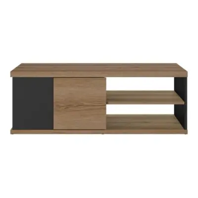 Salontafel Magda | 110 x 60 x 40 cm | Brown Matte Black – kavel bij Openbare Verkopen, Beveren-Leie