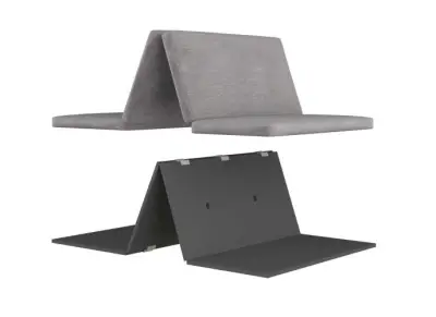 Opvouwbare bedbodem Graham 90x200cm met zitkussen – kavel bij Openbare Verkopen, Beveren-Leie