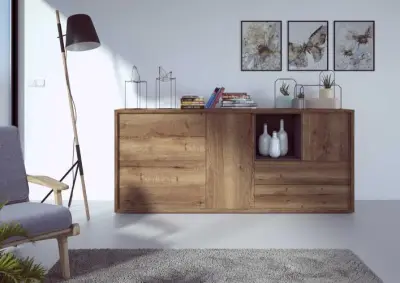 Dressoir Frame- donkere eik – kavel bij Openbare Verkopen, Beveren-Leie