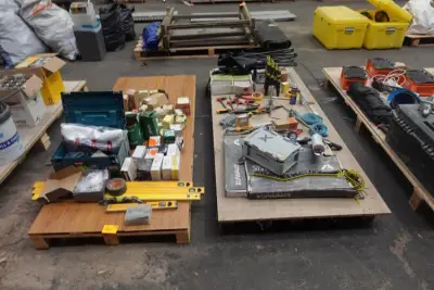 4x Pallet diversen – kavel bij Openbare Verkopen, Wervik