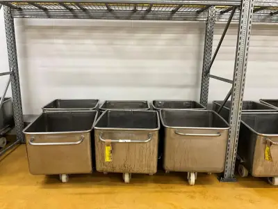 Stainless Steel Rolling Tray (6) – kavel bij Dome Auctions, Kingersheim