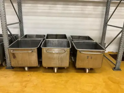 Stainless Steel Rolling Tray (6) – kavel bij Dome Auctions, Kingersheim