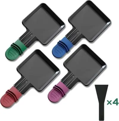 Yoassi mini-raclette-pannen (4 stuks) – kavel bij Openbare Verkopen, Brugge