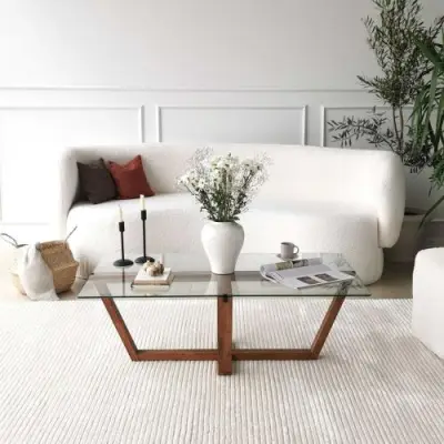 Amalfi Salontafel | GEHARD GLAS | Walnoot – kavel bij Openbare Verkopen, Beveren-Leie