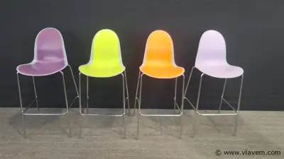 10 x design barkruk Casprini – kavel bij Vlavem