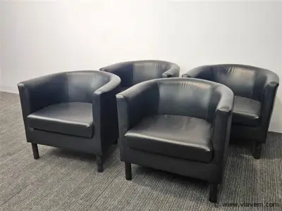 4 x ontvangstzetel Ikea – kavel bij Vlavem