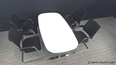 Vergaderset Vitra / Girsberger – kavel bij Vlavem