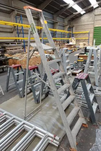 Klapladder Aluminium Petry – kavel bij Openbare Verkopen, Wervik