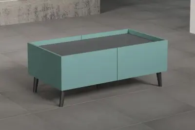 Salontafel Melton | 110 x 60 x 44 cm | Anthracite Blue – kavel bij Openbare Verkopen, Beveren-Leie