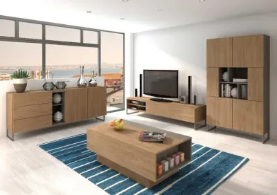 Salontafel Nomi 110x57 met uitschuifbaar tafelblad - bruin – kavel bij Openbare Verkopen, Beveren-Leie