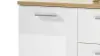 Commode Lobi 1 deur 4 lades - glanzend wit/hout – kavel bij Openbare Verkopen, Beveren-Leie