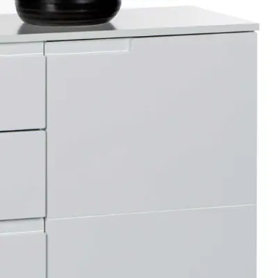 Commode Peso 1 deur 4 lades - wit – kavel bij Openbare Verkopen, Beveren-Leie