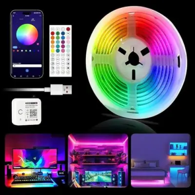 USB LED-strip COB RGB-strip 5 m – kavel bij Openbare Verkopen, Brugge