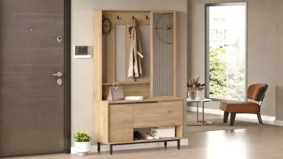 ON11 Kapstok | 100% MELAMINE | Walnoot – kavel bij Openbare Verkopen, Beveren-Leie