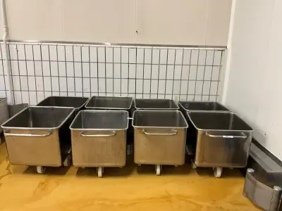Stainless Steel Rolling Tray (8x) – kavel bij Dome Auctions, Kingersheim