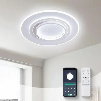 Plafondlamp sterrenhemel 55cm grijs – kavel bij Openbare Verkopen, Brugge