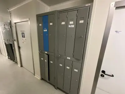 Metal lockers (2) – kavel bij Dome Auctions, Kingersheim