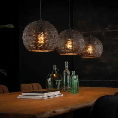 Hanglamp Kori rond – kavel bij Openbare Verkopen, Beveren-Leie