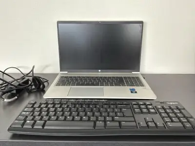 HP PROBOOK Intel CORE i5 + draadloze LOGITECH toetsenbord – kavel bij Dome Auctions, Rotterdam