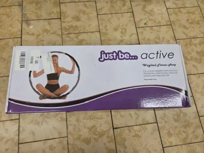 2x "just be...®" Verzwaarde fitnessschuim hoelahoep – kavel bij Openbare Verkopen, Brugge