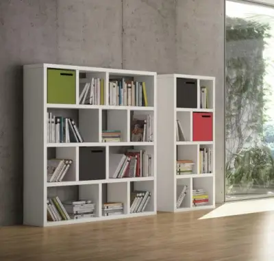 Opbergrek Berkeley 150 cm 4 niveaus - wit – kavel bij Openbare Verkopen, Beveren-Leie
