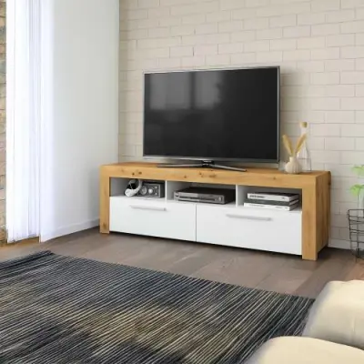 Tv-meubel Vidi 180 cm - oude eik – kavel bij Openbare Verkopen, Beveren-Leie