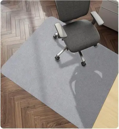 DFIONC bureaustoelmat, 90 x 140 cm grijs – kavel bij Openbare Verkopen, Brugge