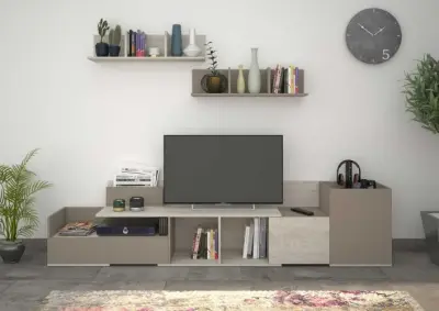 Tv-meubel Boost 180cm - grijs – kavel bij Openbare Verkopen, Beveren-Leie