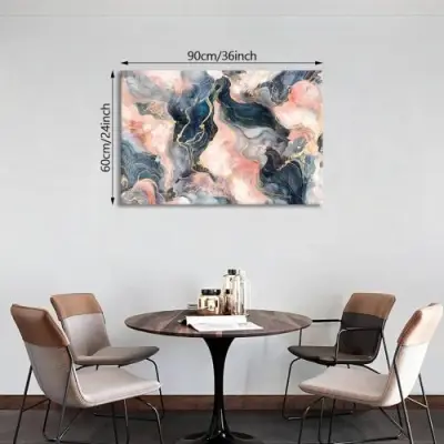 Canvas modern marble print 90x60 – kavel bij Openbare Verkopen, Brugge