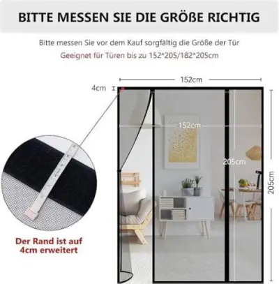 Vliegengaas magnetisch 152*205cm – kavel bij Openbare Verkopen, Brugge