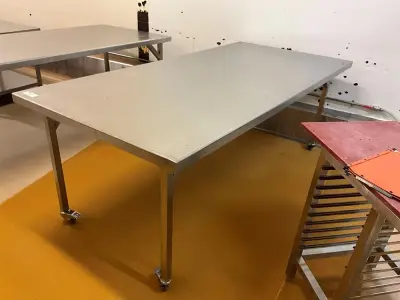 Stainless Steel Table – kavel bij Dome Auctions, Kingersheim