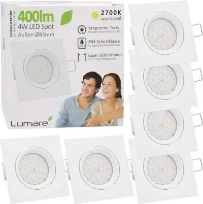 Lumare LED Inbouwspot (9 stuks) – kavel bij Openbare Verkopen, Brugge