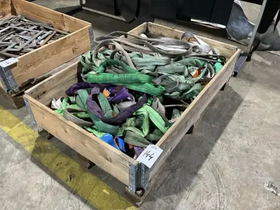 Diverse hijsbanden – kavel bij Dome Auctions, Rotterdam