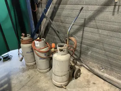 Gas burner (3x) – kavel bij Dome Auctions, Rotterdam