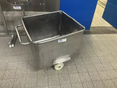 Stainless Steel Bin – kavel bij Dome Auctions, Kingersheim