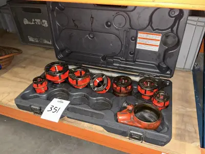 Ridgid Draadsnijset – kavel bij Dome Auctions, Rotterdam