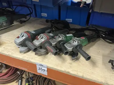 Haakse slijper (4x) – kavel bij Dome Auctions, Rotterdam