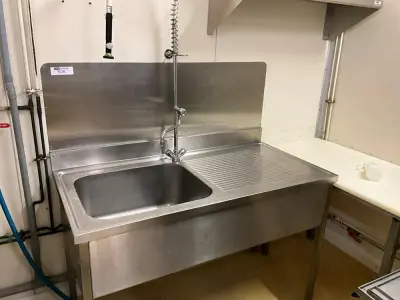 Stainless Steel Sink – kavel bij Dome Auctions, Kingersheim