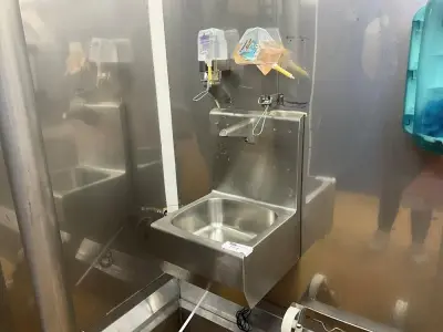 Stainless Steel Hand Wash Basin – kavel bij Dome Auctions, Kingersheim