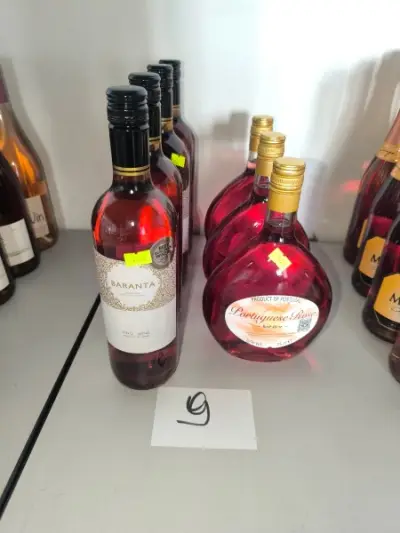 Een set van 7 flessen diverse roséwijnen – kavel bij Auctionline, Anderlecht