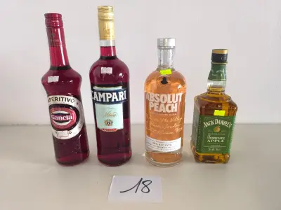 4 flessen diverse aperitieven – kavel bij Auctionline, Anderlecht